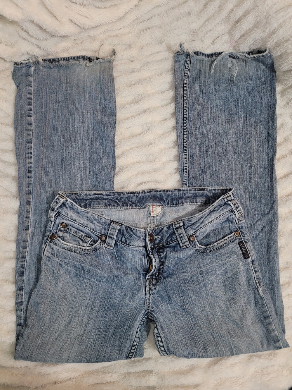 Silver Jeans Women's Light Wash Boot Cut Jeans